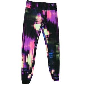 Calvin Klein Performance Women's Size XS Quick-Dry Workout Crop Colorful Pants